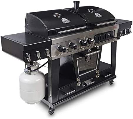 Pit Boss Barbecue fumoir Memphis Ultimate 4 en 1 gaz, charbon de bois